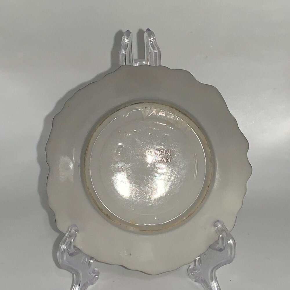 Vintage 4" Dish Ducklings Trinket Dish Easter Spring Made In Japan - Picture 5 of 6